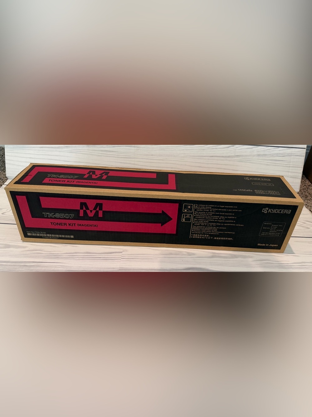 TK-8507 Magenta TK-8507M Kyocera Toner Kit - Genuine Replacement, new, unopened